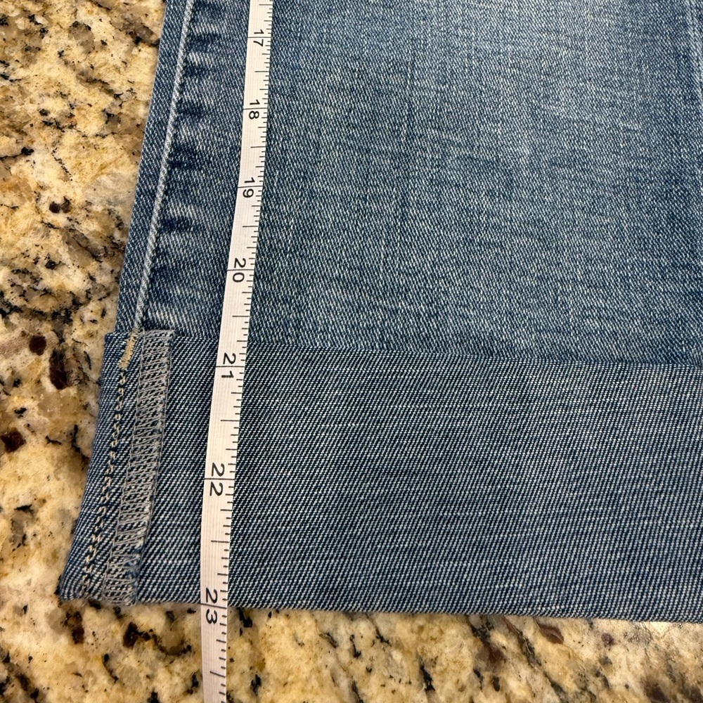 Liverpool Los Angeles cropped jeans rolled raw hem SZ 6/28 - Picture 10 of 12